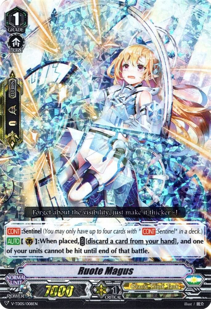 Ruote Magus (RRR Foil), V-TD05: Misaki Tokura V-TD05/008EN