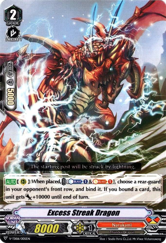 Excess Streak Dragon, V-TD06: Naoki Ishida V-TD06/005EN