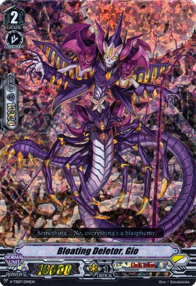 Bloating Deletor, Gio (RRR Foil), V-TD07: Kouji Ibuki V-TD07/004EN
