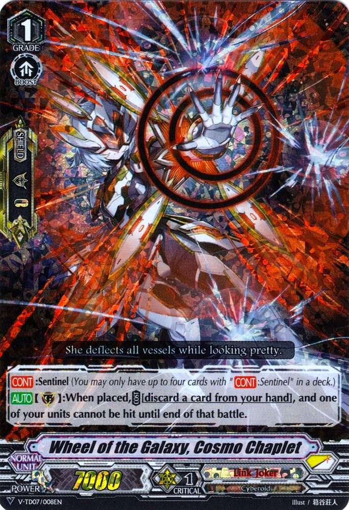 Wheel of the Galaxy, Cosmo Chaplet (RRR Foil), V-TD07: Kouji Ibuki V-TD07/008EN