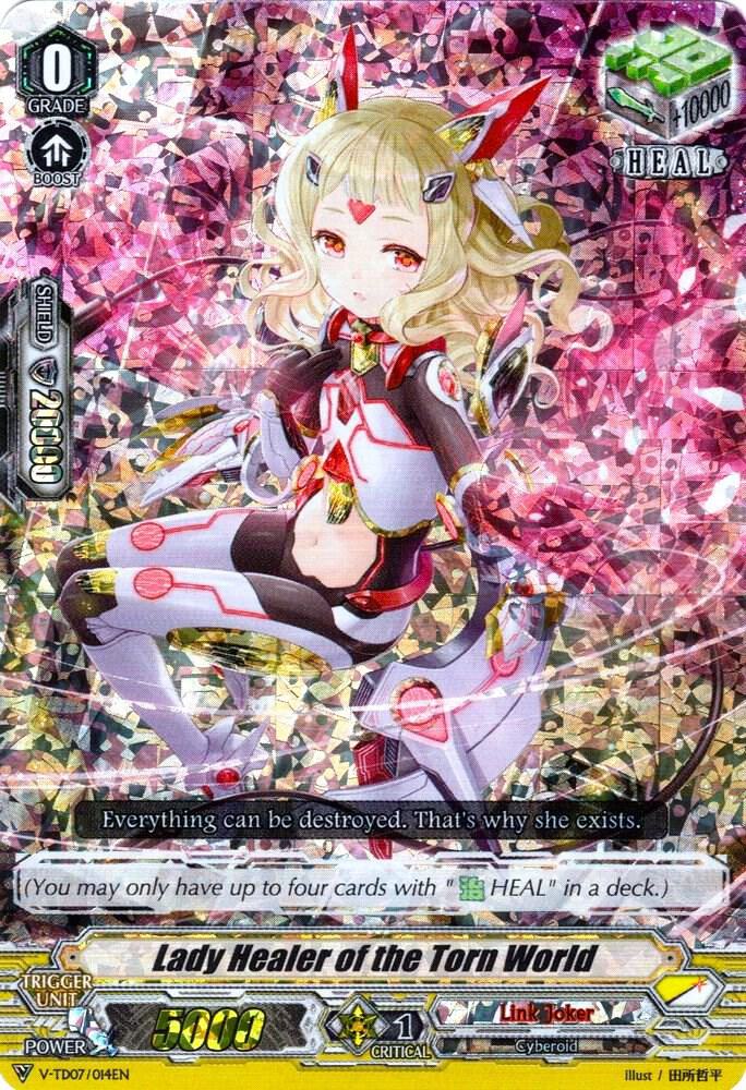 Lady Healer of the Torn World (RRR Foil), V-TD07: Kouji Ibuki V-TD07/014EN