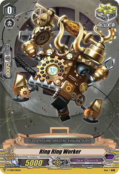 Ring Ring Worker, V-TD10: Chronojet V-TD10/012EN
