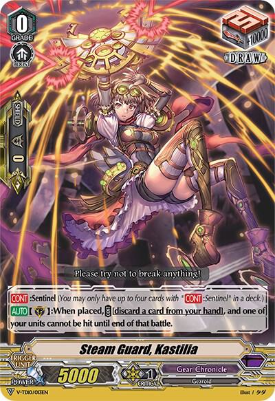Steam Guard, Kastilia, V-TD10: Chronojet V-TD10/013EN