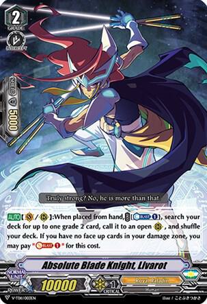 Absolute Blade Knight, Livarot (RRR Foil), V-TD11: Altmile V-TD11/003EN