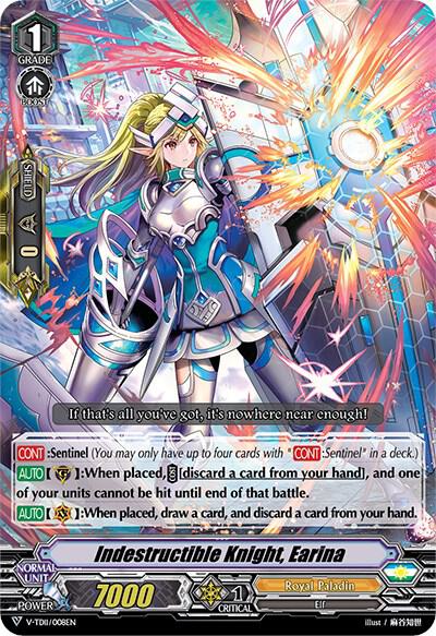 Indestructible Knight, Earina, V-TD11: Altmile V-TD11/008EN