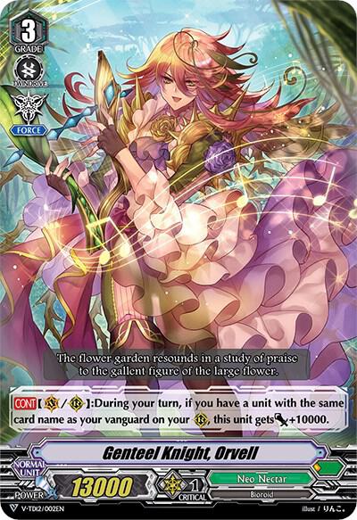 Genteel Knight, Orvell, V-TD12: Ahsha V-TD12/002EN