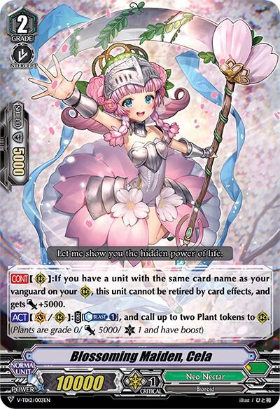 Blossoming Maiden, Cela, V-TD12: Ahsha V-TD12/003EN