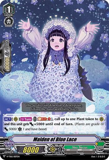 Maiden of Blue Lace (RRR Foil), V-TD12: Ahsha V-TD12/007EN