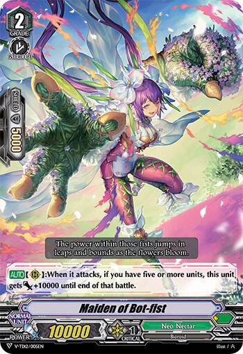 Maiden of Bot-fist (RRR Foil), V-TD12: Ahsha V-TD12/005EN