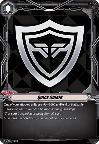 Quick Shield, V-TD12: Ahsha V-TD12/TI01EN