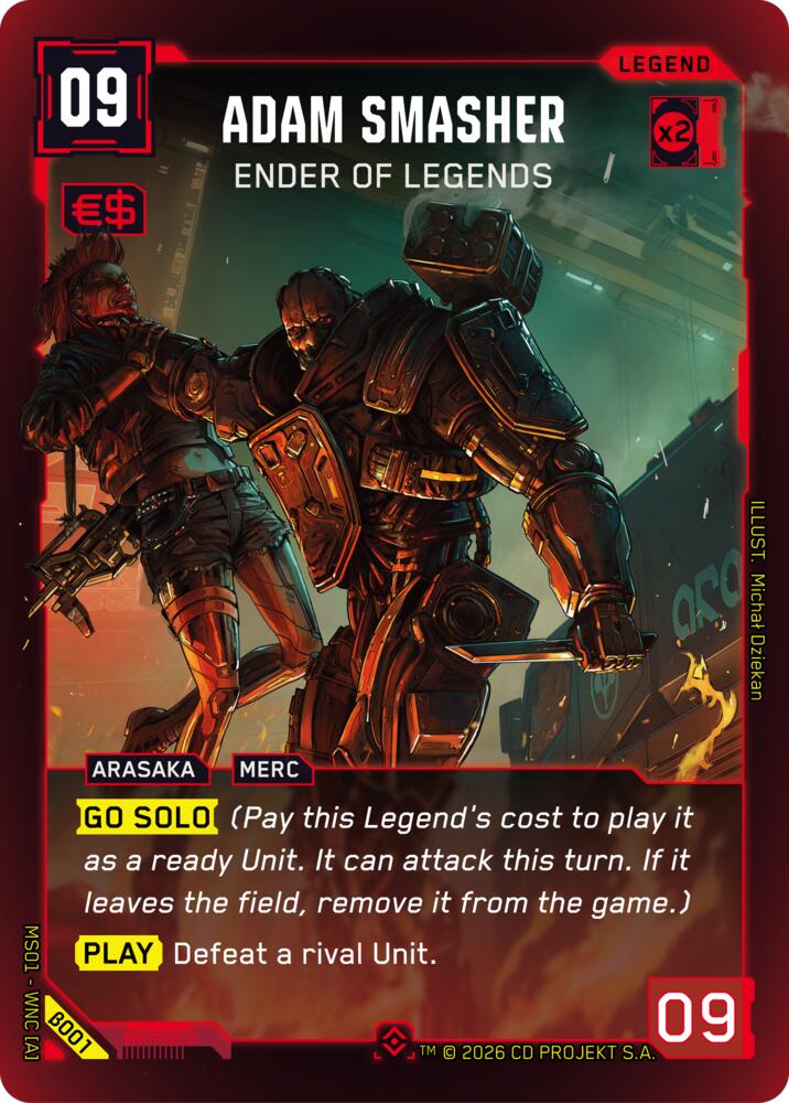 Adam Smasher - Ender of Legends (Epic), Welcome to Night City - Beta B001