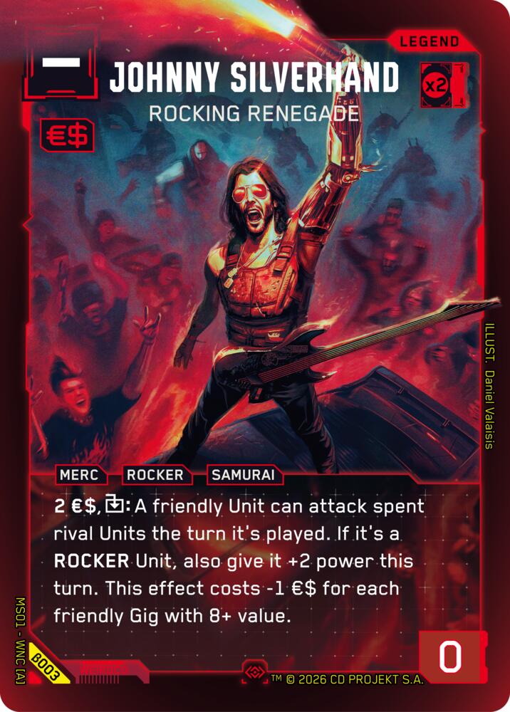 Johnny Silverhand - Rocking Renegade (Secret), Welcome to Night City - Beta B003