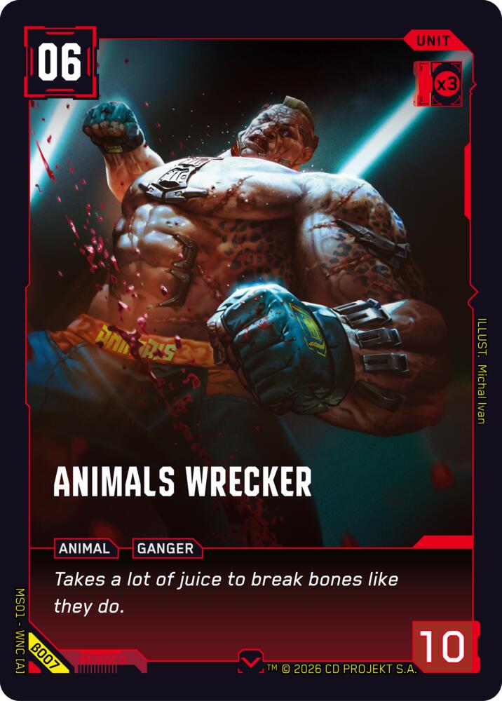 Animals Wrecker, Welcome to Night City - Beta B007