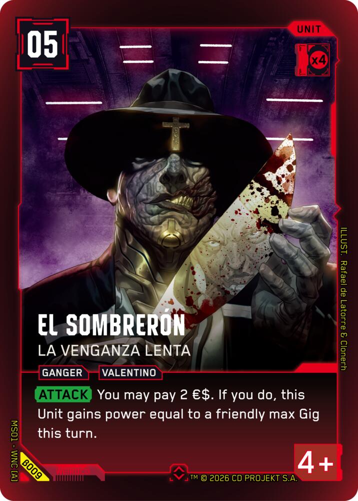 El Sombreron - La Venganza Lenta, Welcome to Night City - Beta B009