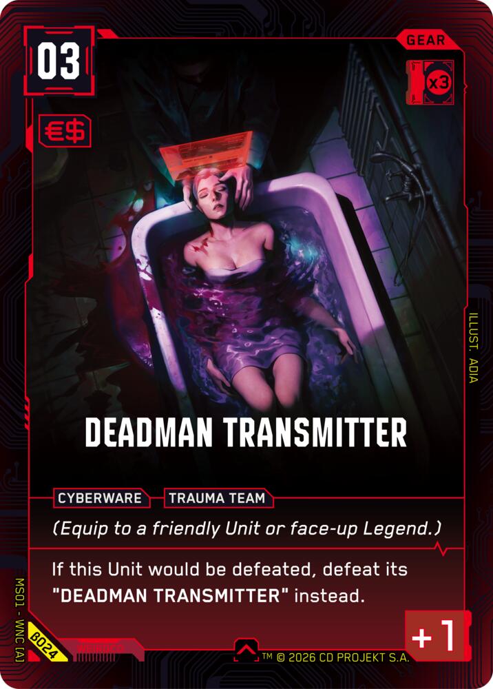 Deadman Transmitter, Welcome to Night City - Beta B024