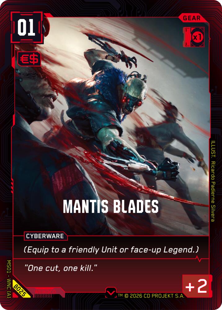 Mantis Blades, Welcome to Night City - Beta B025