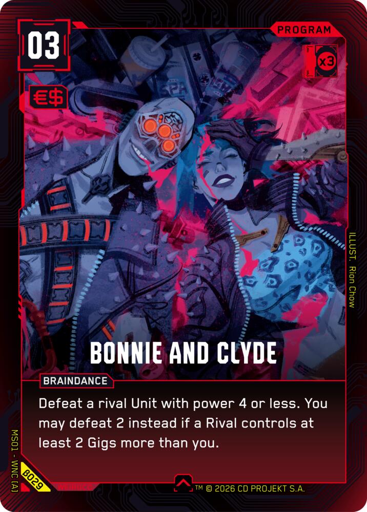 Bonnie and Clyde, Welcome to Night City - Beta B029