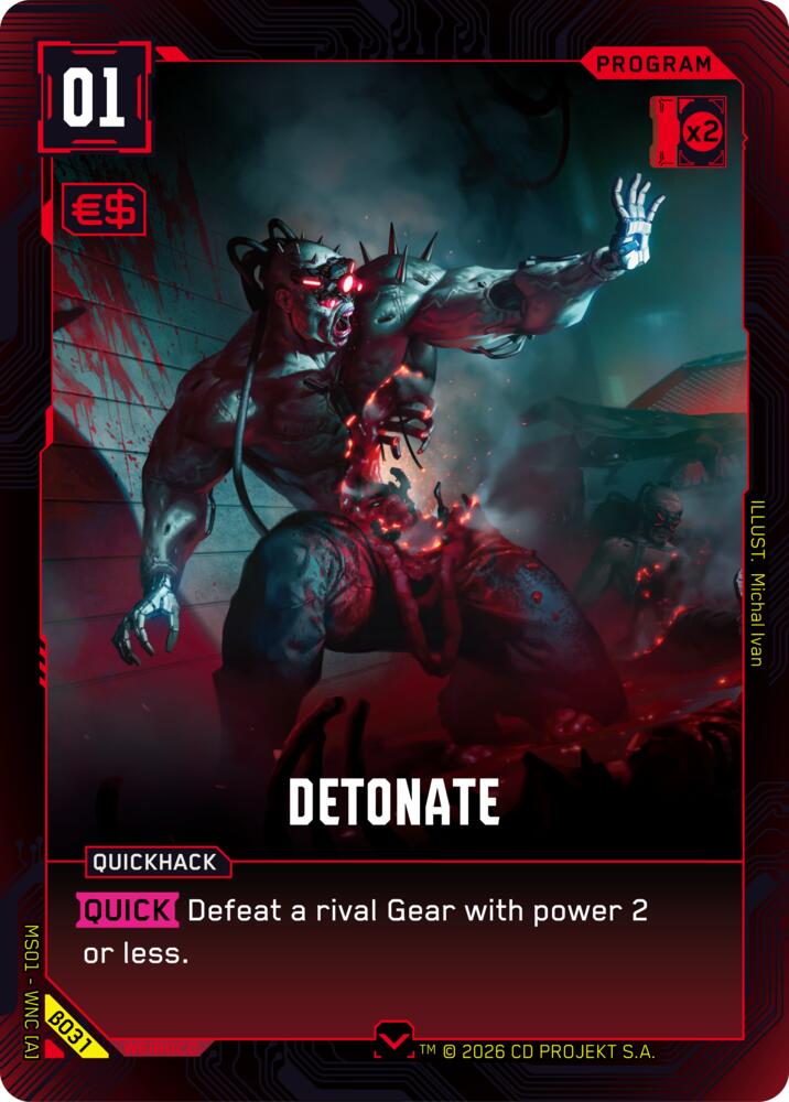 Detonate, Welcome to Night City - Beta B031