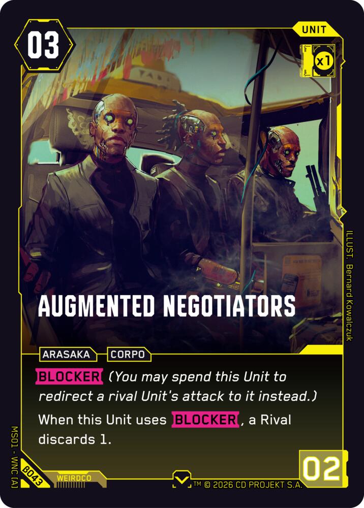 Augmented Negotiators, Welcome to Night City - Beta B043