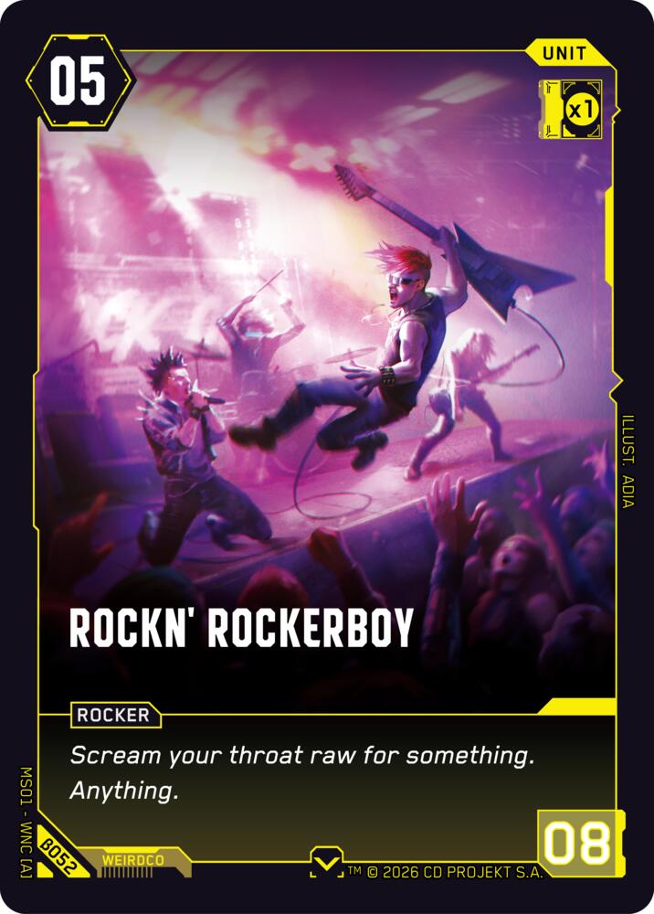 Rockn' Rockerboy, Welcome to Night City - Beta B052