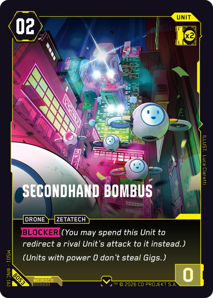 Secondhand Bombus, Welcome to Night City - Beta B053