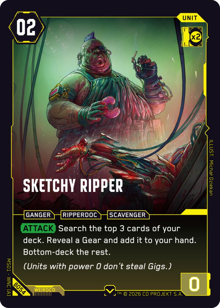 Sketchy Ripper, Welcome to Night City - Beta B054
