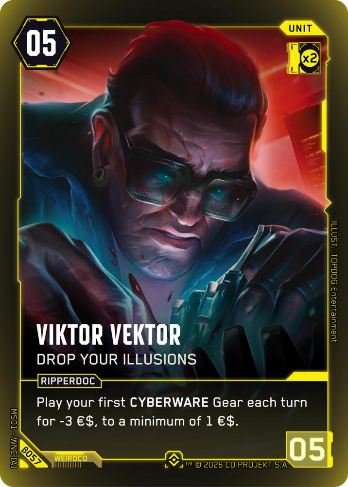 Viktor Vektor - Drop Your Illusions, Welcome to Night City - Beta B057