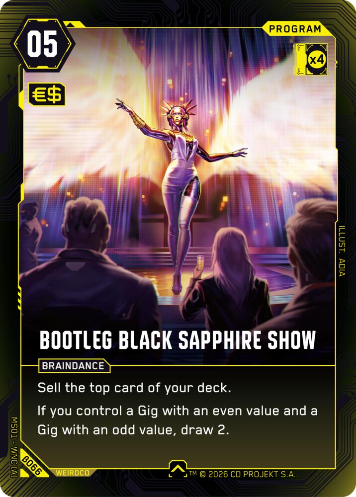 Bootleg Black Sapphire Show, Welcome to Night City - Beta B066
