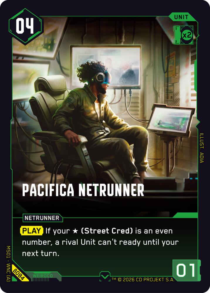 Pacifica Netrunner, Welcome to Night City - Beta B084