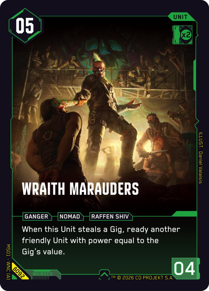 Wraith Marauders, Welcome to Night City - Beta B092