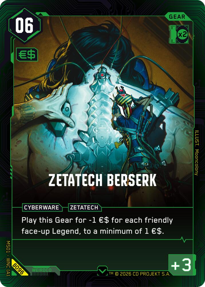 Zetatech Berserk, Welcome to Night City - Beta B096