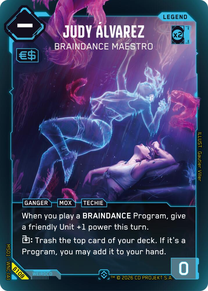 Judy Alvarez - Braindance Maestro (Epic), Welcome to Night City - Beta B108