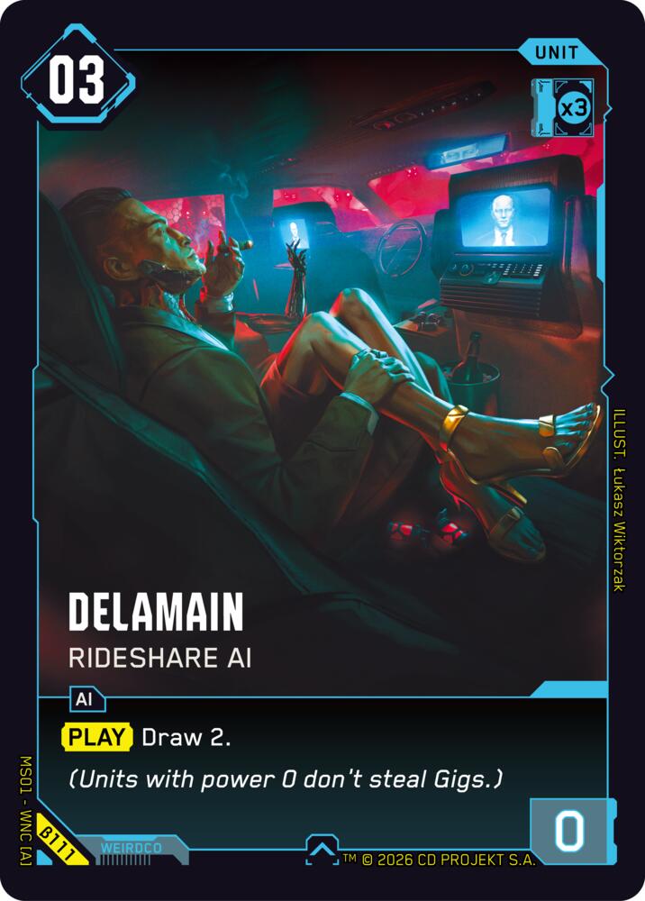 Delamain - Rideshare AI, Welcome to Night City - Beta B111