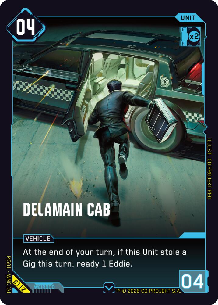 Delamain Cab, Welcome to Night City - Beta B112