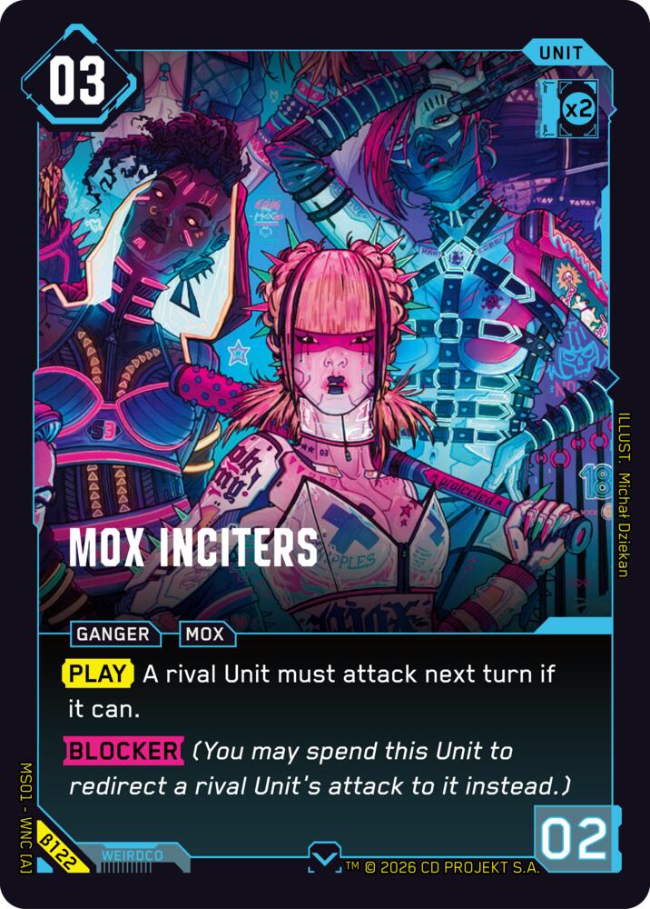 Mox Inciters, Welcome to Night City - Beta B122