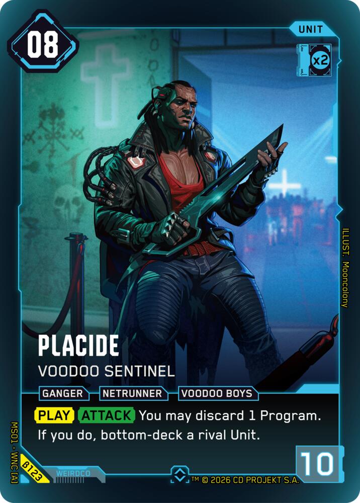 Placide - Voodoo Sentinel, Welcome to Night City - Beta B123