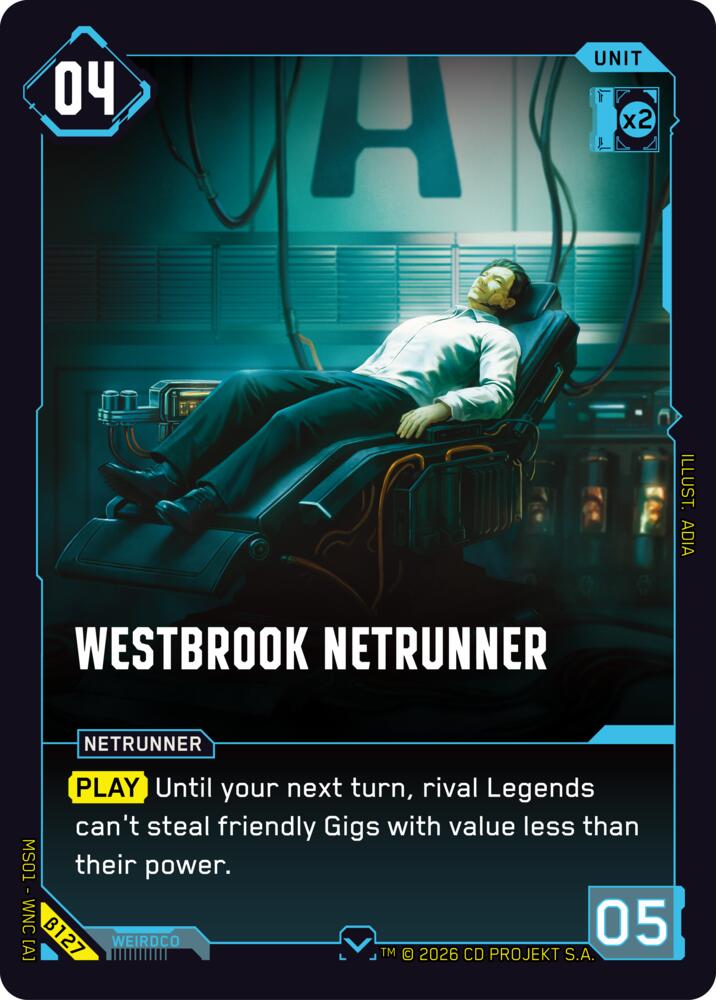 Westbrook Netrunner, Welcome to Night City - Beta B127