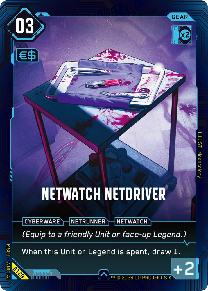 NetWatch Netdriver, Welcome to Night City - Beta B129