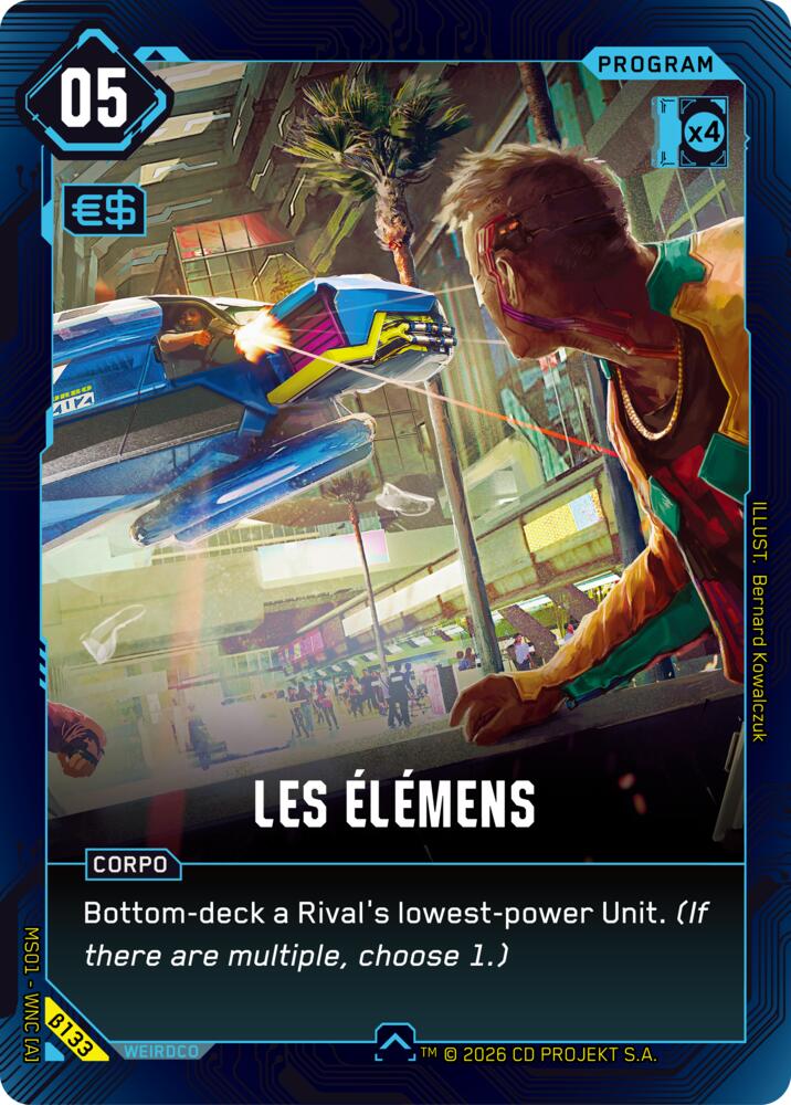 Les Elemens, Welcome to Night City - Beta B133
