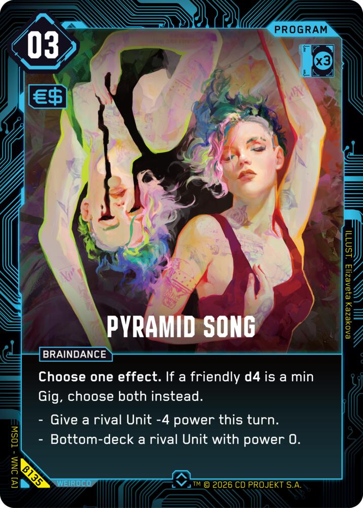 Pyramid Song, Welcome to Night City - Beta B135