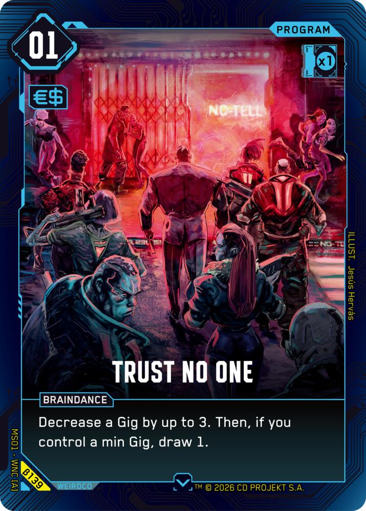 Trust No One, Welcome to Night City - Beta B139