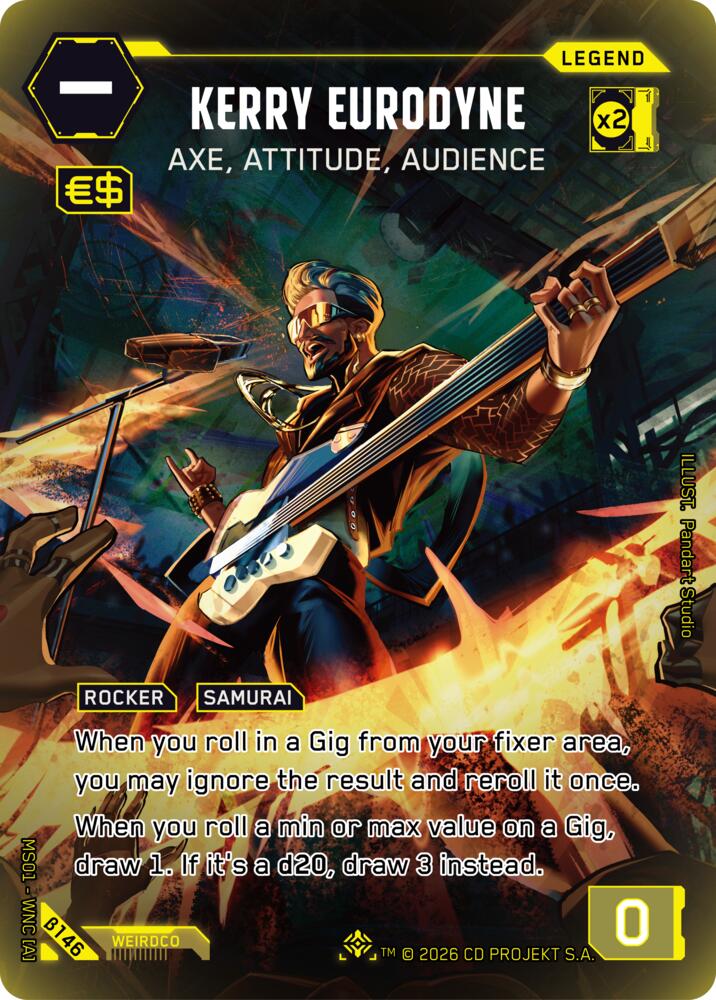 Kerry Eurodyne - Axe, Attitude, Audience (ILegend), Welcome to Night City - Beta B146