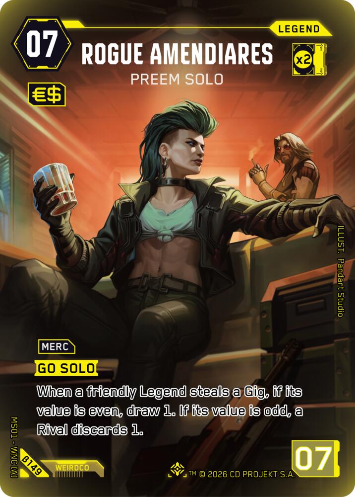 Rogue Amendiares - Preem Solo (ILegend), Welcome to Night City - Beta B149
