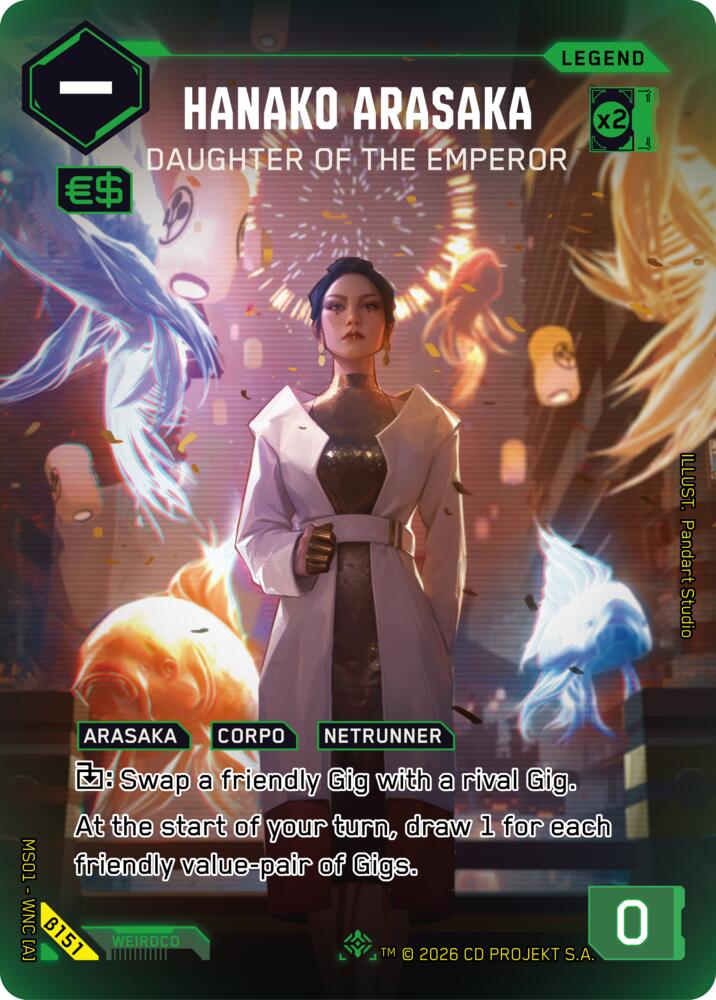 Hanako Arasaka - Daughter of the Emperor (ILegend), Welcome to Night City - Beta B151