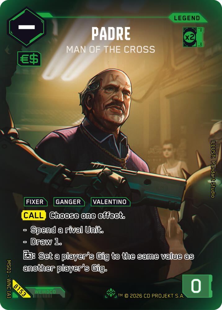 Padre - Man of the Cross (ILegend), Welcome to Night City - Beta B153
