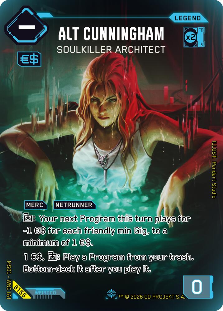 Alt Cunningham - Soulkiller Architect (ILegend), Welcome to Night City - Beta B155