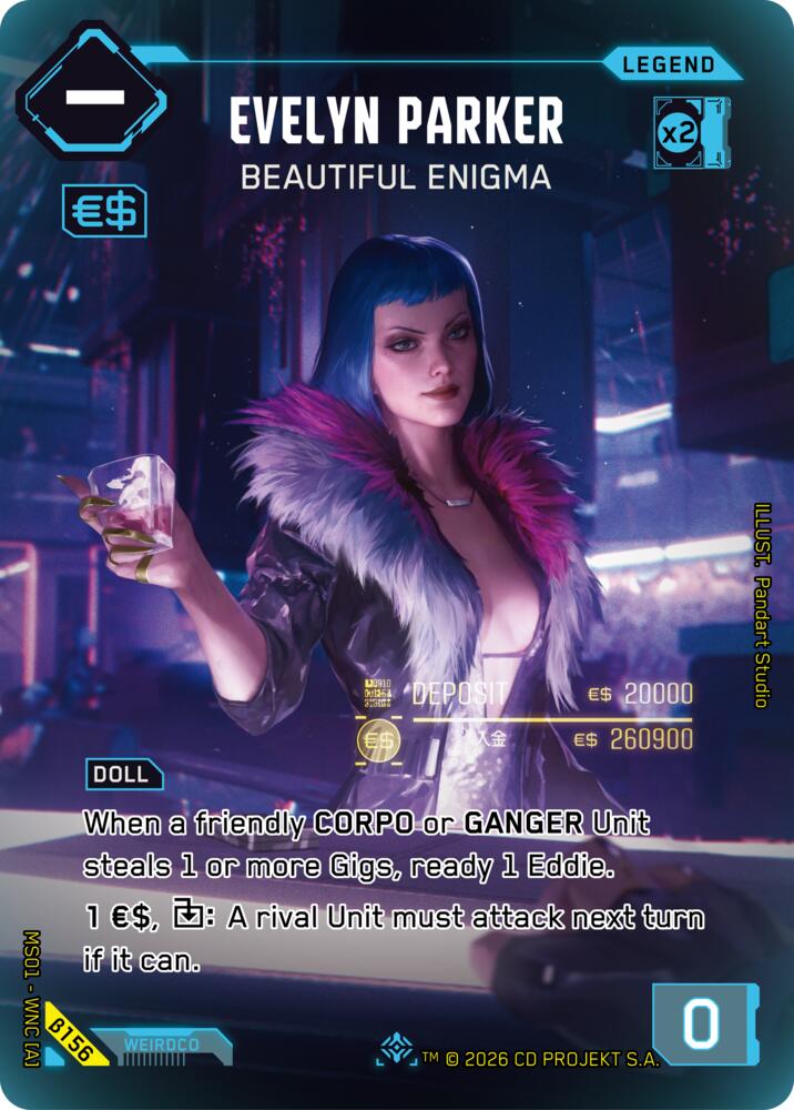 Evelyn Parker - Beautiful Enigma (ILegend), Welcome to Night City - Beta B156
