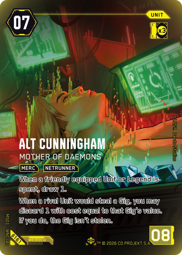 Alt Cunningham - Mother of Daemons (IO), Welcome to Night City - Beta B161