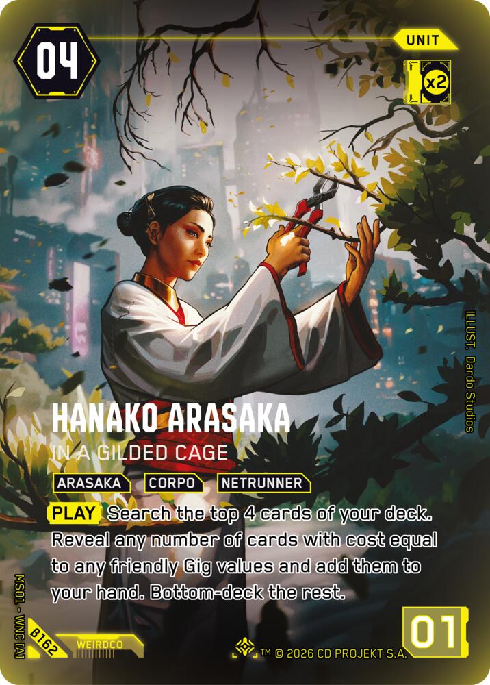 Hanako Arasaka - In a Gilded Cage (IO), Welcome to Night City - Beta B162