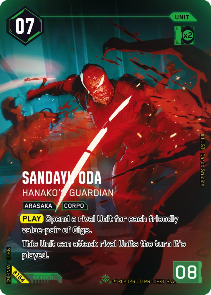 Sandayu Oda - Hanako's Guardian (IO), Welcome to Night City - Beta B164